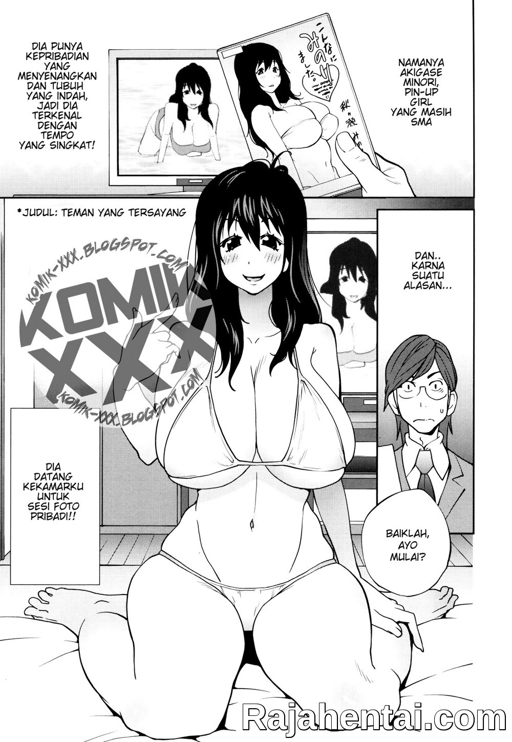 Akibat sesi pemotretan pakai bikini ketat